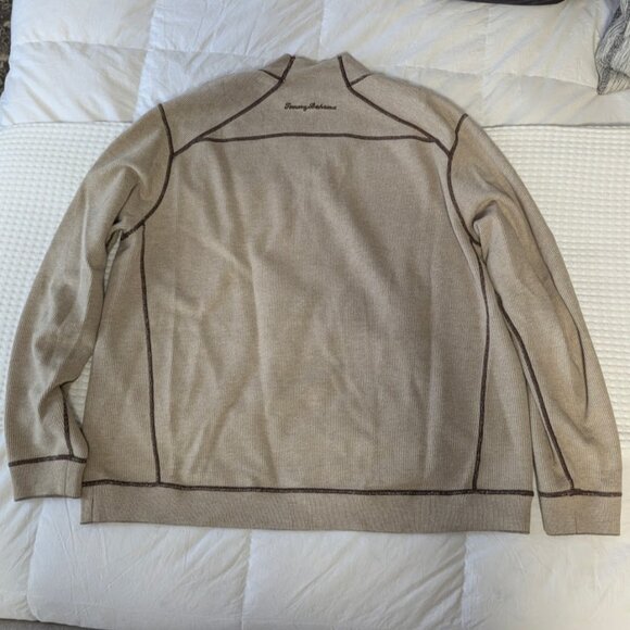 Tommy Bahama Flipsider Reversible Half-Zip Sweatshirt Men's XL - Picture 6 of 8